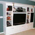 Custom entertainment center
