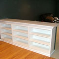 Custom book shelves